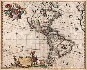 Archivo:1658 Visscher Map of North America and South America - Geographicus - America-visscher-1658