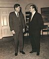1962. Junio, con John F Kennedy en el Despacho Oval de la Casa Blanca