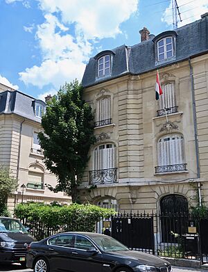 Archivo:Ambassade du Soudan en France, 11 rue Alfred Dehodencq, Paris 16e