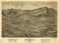 Birds-eye view of Helena, Montana 1875. LOC 75694669