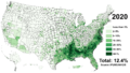 Black Americans 2020 County