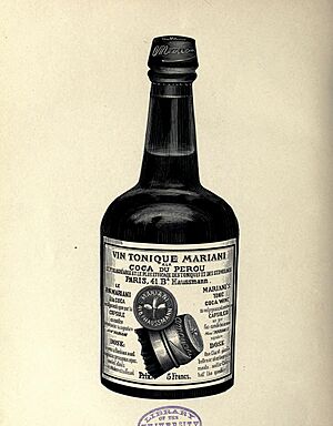 Archivo:Bouteille vin Mariani Portraits 1893