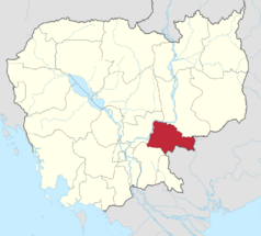 Cambodia Tbong Khmum Province locator map.svg