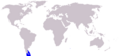 Cetacea range map Commerson's Dolphin
