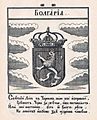 Coat of Arms of Bulgaria from Stemmatographia by Hristofor Zhefarovich (1741)