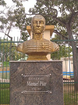 Archivo:Estatua de Manuel Piar en Maturín 2013