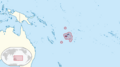 Fiji in its region (special marker)