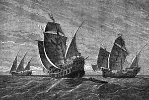 Archivo:Gustav Adolf Closs - Die Schiffe des Columbus - 1892