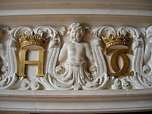 Archivo:Insignias of Henri II of France and Catherine de Medici