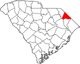 Map of South Carolina highlighting Dillon County.svg