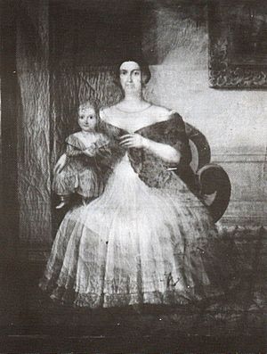 Archivo:María de la Vega (esposa de Juan de Salinas) y su segunda hija, María del Carmen