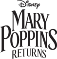 Mary Poppins Returns Logo Black