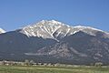 Mount Antero, taken from along U.S. 285, near the town of Nathrop