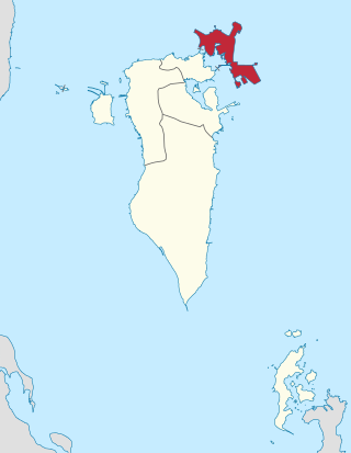 Muharraq Governorate in Bahrain.svg