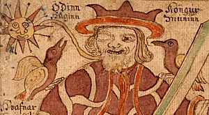 Archivo:Odin hrafnar