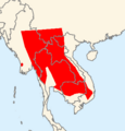 Pelophylax lateralis map