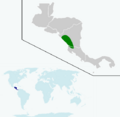 Quiscalus nicaraguensis map