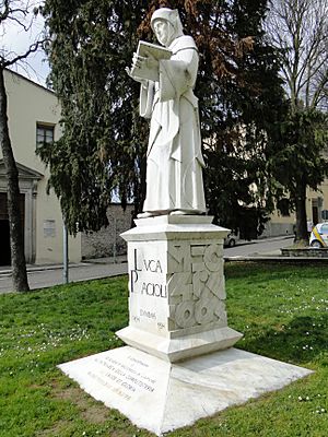 Archivo:Statua-Luca-Pacioli-Sansepolcro
