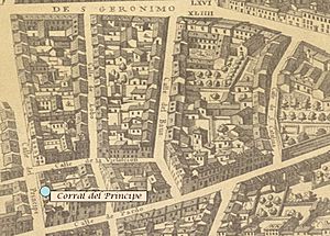 Archivo:Teixeira - Corral del Príncipe. Madrid 1656