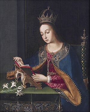 Archivo:VírgenLeyendo