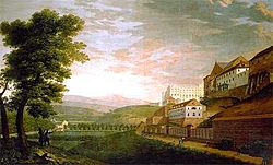 Archivo:Vista de parte del Real Palacio desde la Cuesta de la Vega