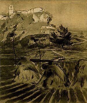 Archivo:1912, Museum, San Quirico Safaja, Félix Mestres (cropped)