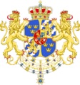 Armoiries des rois Adolphe Frédéric, Gustave III et Charles XIII de Suède