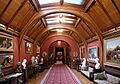Cragside house top floor corridor