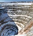 Diamond mine. Mirny in Yakutia. 02