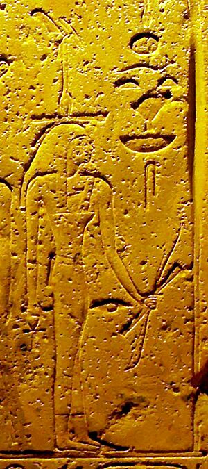 Archivo:Dual stela of Hatsheput and Thutmose III (Vatican) d1