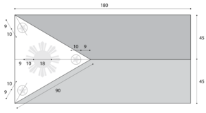 Archivo:Flag of the Philippines (Construction)