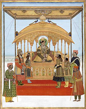 Archivo:Ghulam Murtaza Khan The Delhi Darbar of Akbar II