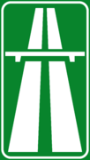 Italian traffic signs - inizio autostrada (figura II 345)