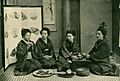 Japanese over a cup of tea. Before 1902
