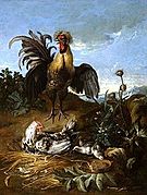 Jean-Baptiste Oudry, Galo e galiña