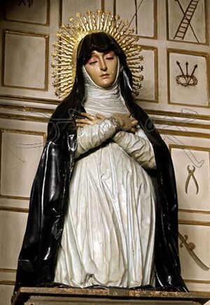 Archivo:José de Mora Virgen de la Soledad 1671 iglesia de Santa Ana Granada