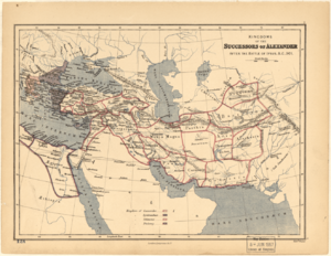 Archivo:Kingdoms of the Successors of Alexander - After the Battle of Ipsus, B.C. 301