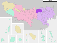 Location of Nerima ward Tokyo Japan.svg