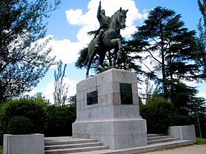 Archivo:Madrid - Parque del Oeste, Monumento a Simón Bolívar 1