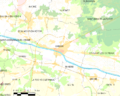 Map commune FR insee code 37072