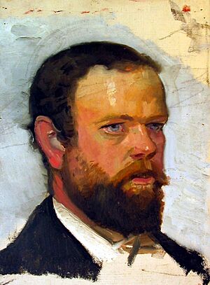 Archivo:Michael Ancher - Unfinished portrait of Adrian Stokes