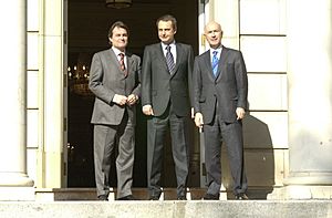 Archivo:Rodríguez Zapatero recibe a dirigentes de CIU