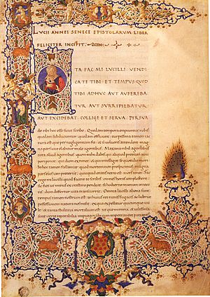 Archivo:Seneca the Younger, Letters, Florence, Plut. 45.33