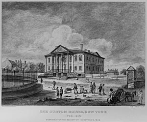 Archivo:The Custom House, New York, 1799-1815