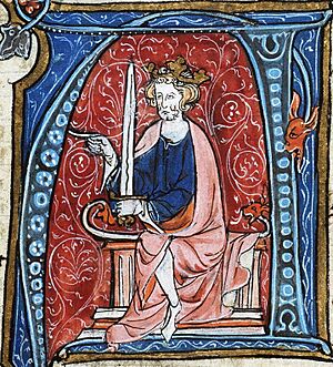 Archivo:The King Conrad I enthroned