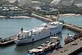 US Navy 070730-N-8704K-053 Hospital ship USNS Comfort (T-AH 20) is moored in Acajutla, El Salvador, during a scheduled port visit