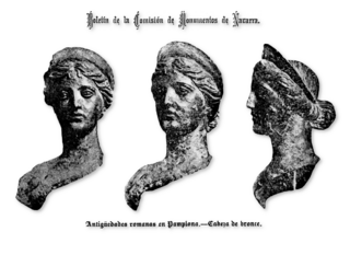 Archivo:Vestigios de la dominación romana en Pamplona