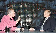 Archivo:Vladimir Putin with Larry King