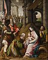 Adoración de los Reyes Magos, de Pablo Esquert (Museo de Zaragoza)