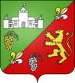 Blason ville fr Lignan-de-Bordeaux (Gironde)